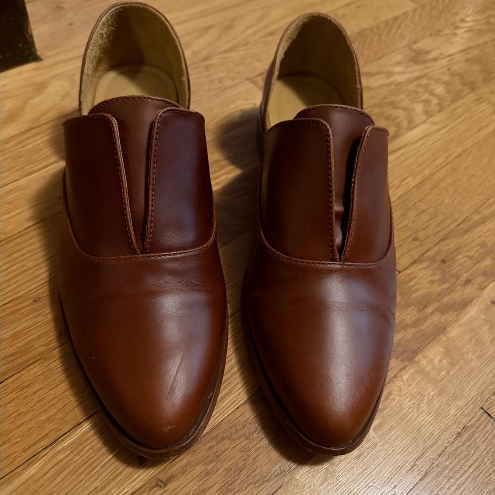 Nisolo Emma d'Orsay Oxford 2.0 Brandy Loafers